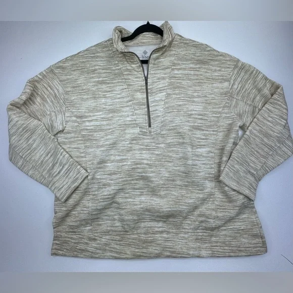 NEW Rise by Lularoe Persistent Half Zip Pull Over Fleece Sweatshirt Size 1X - Picture 15 of 15